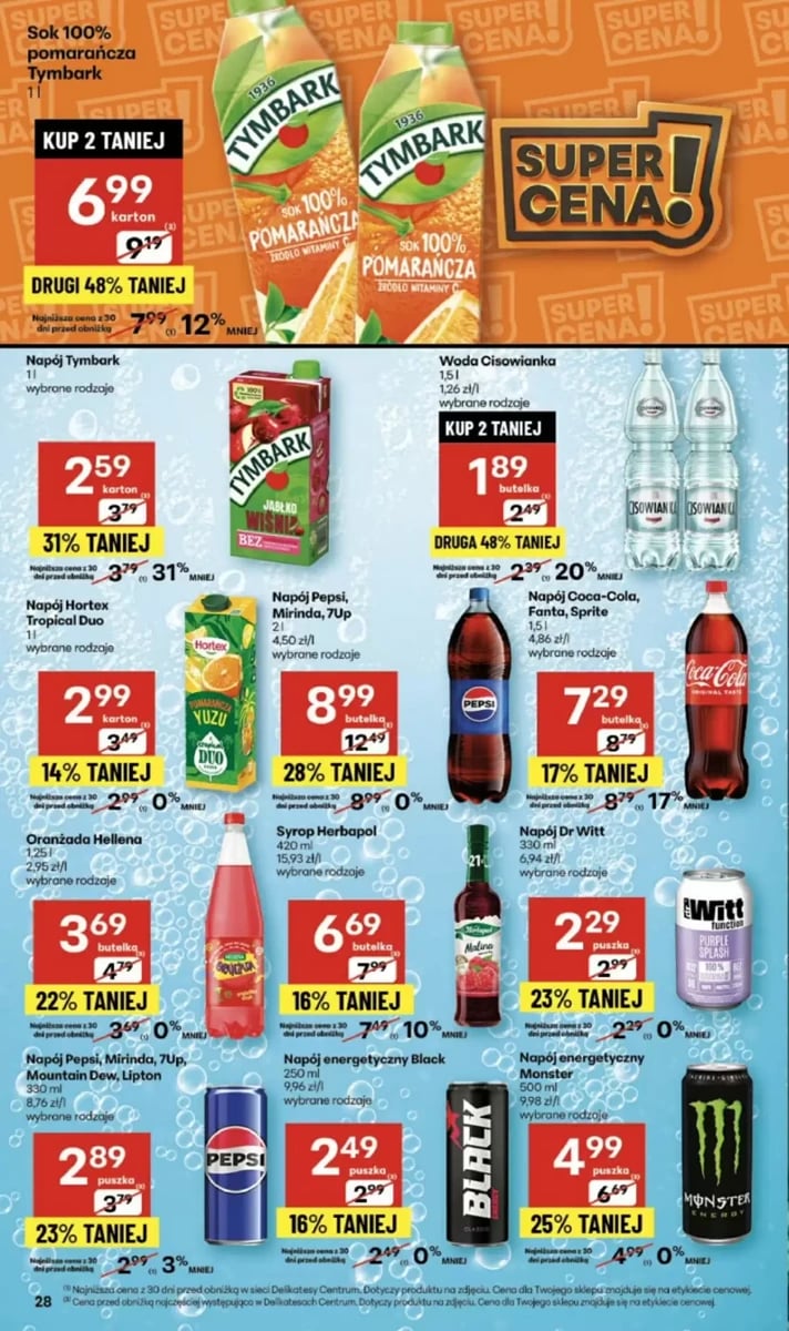 Strona 28 z gazetki Delikatesy Centrum