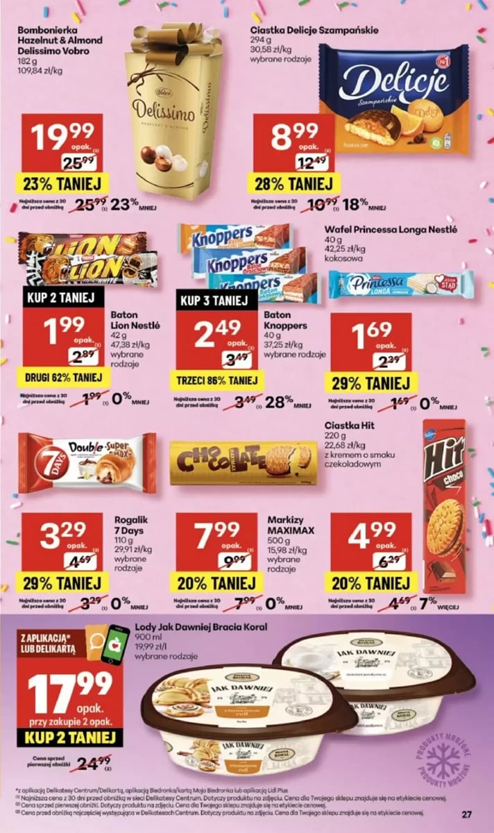 Strona 27 z gazetki Delikatesy Centrum