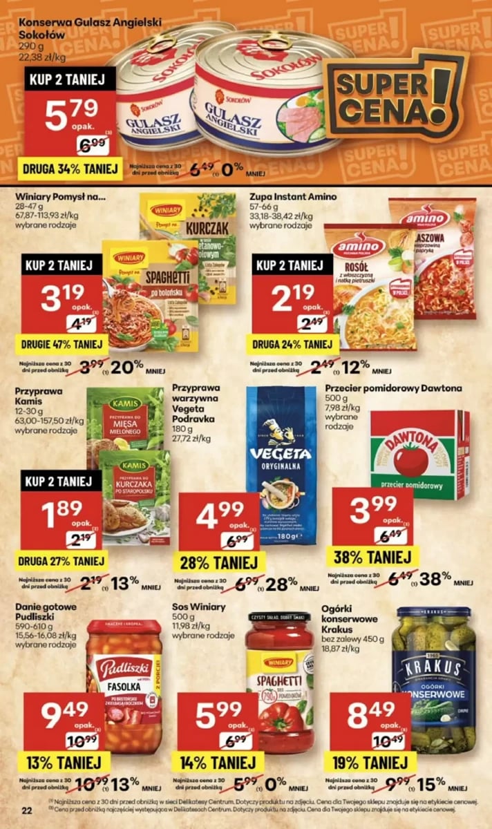 Strona 22 z gazetki Delikatesy Centrum