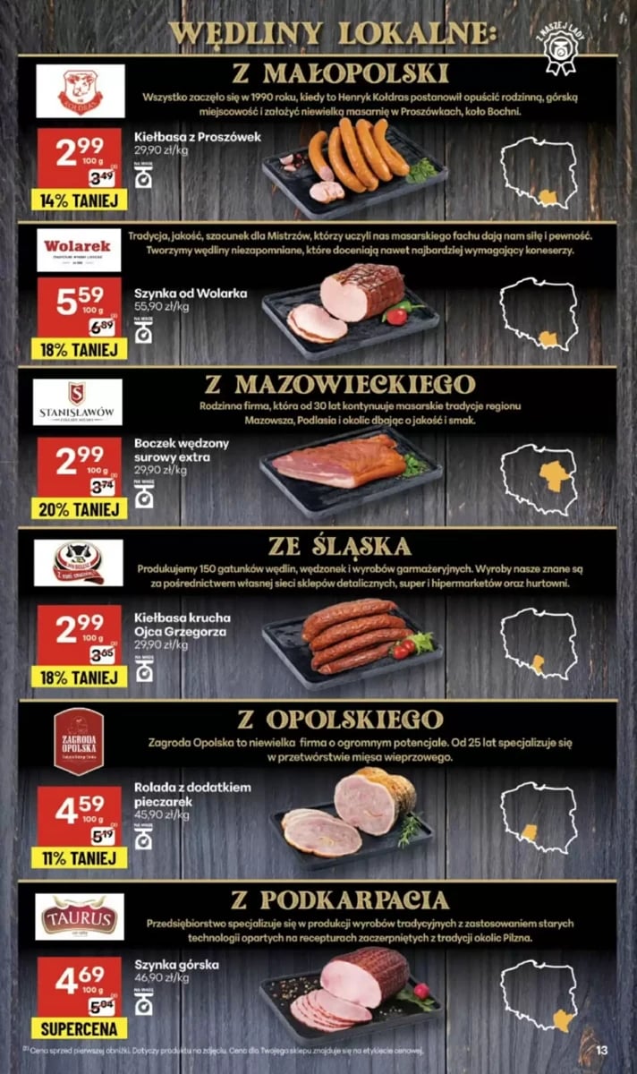 Strona 13 z gazetki Delikatesy Centrum