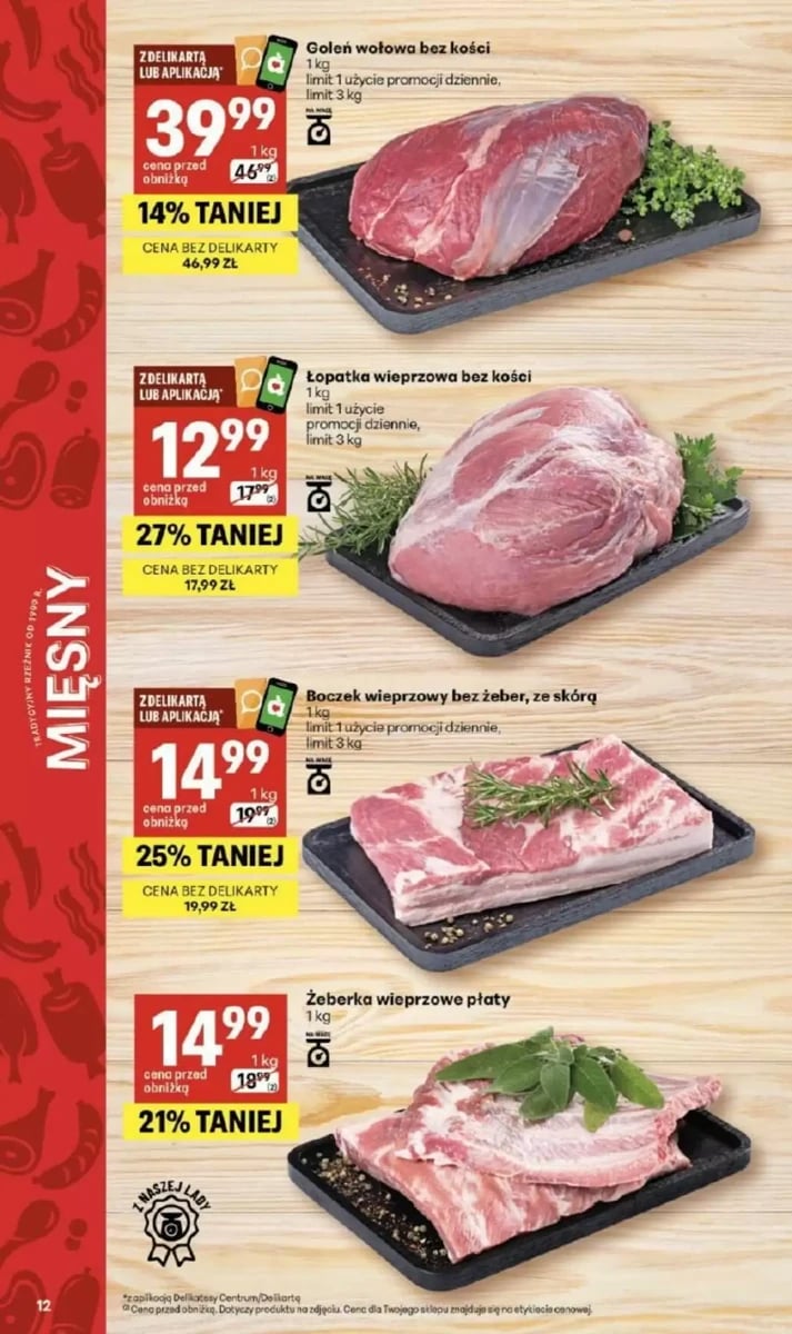 Strona 12 z gazetki Delikatesy Centrum