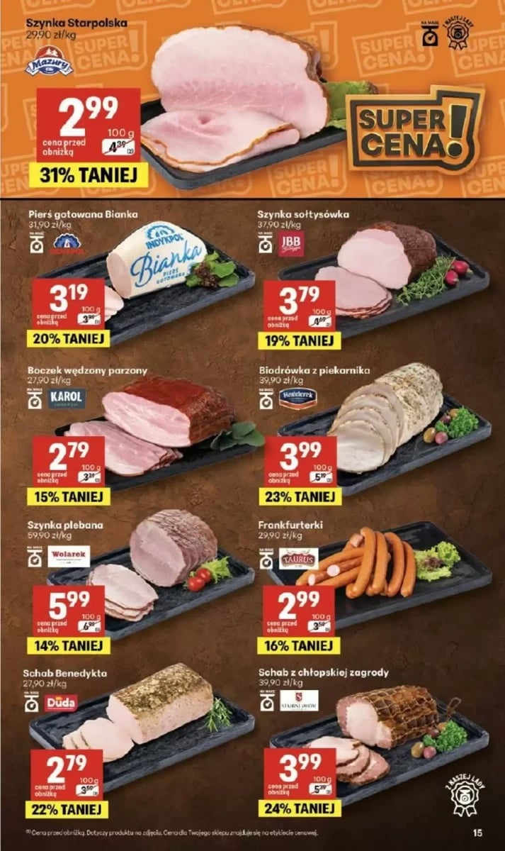 Strona 15 z gazetki Delikatesy Centrum