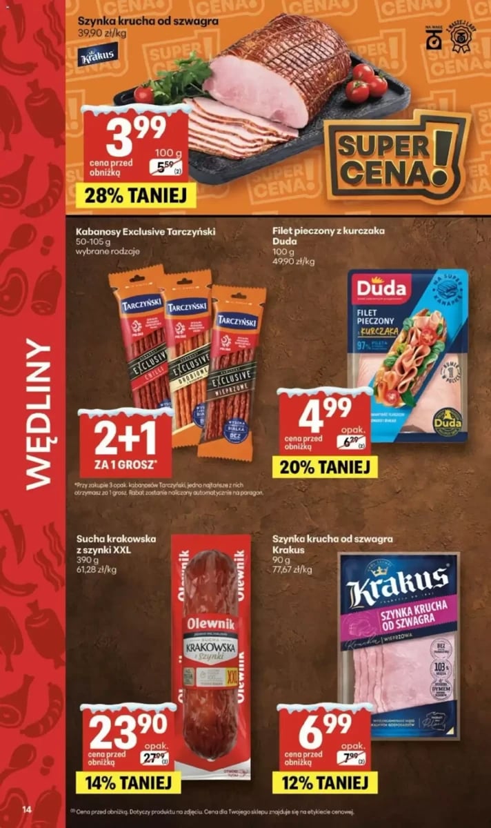 Strona 14 z gazetki Delikatesy Centrum