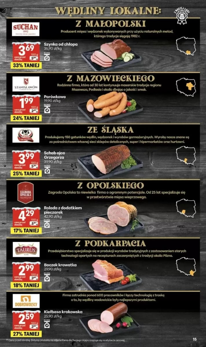 Strona 15 z gazetki Delikatesy Centrum