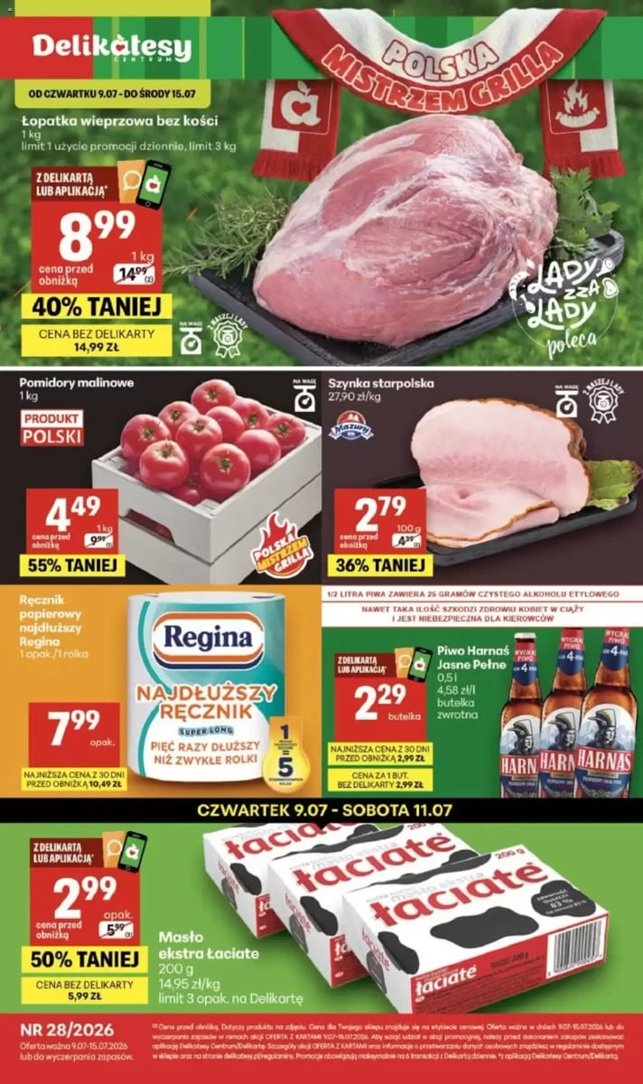 Strona 1 z gazetki Delikatesy Centrum