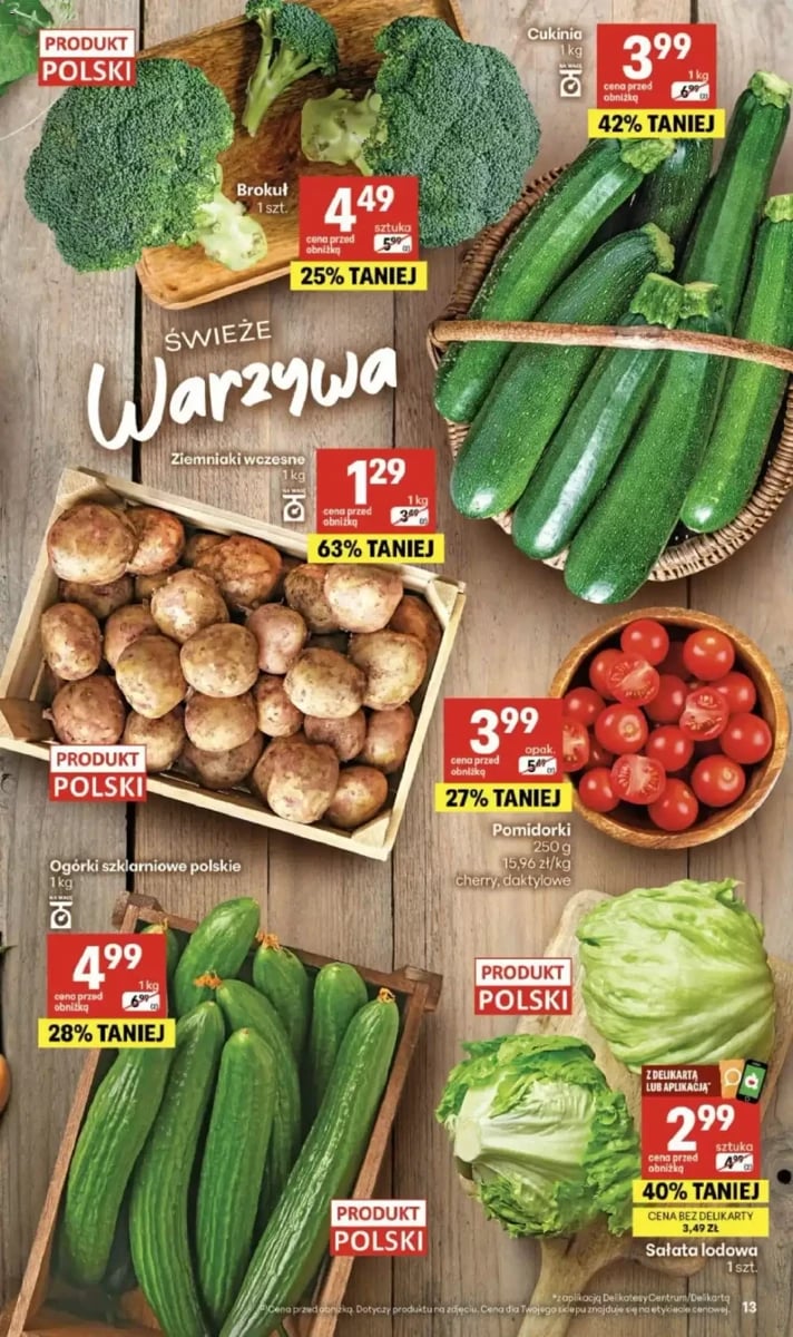 Strona 13 z gazetki Delikatesy Centrum