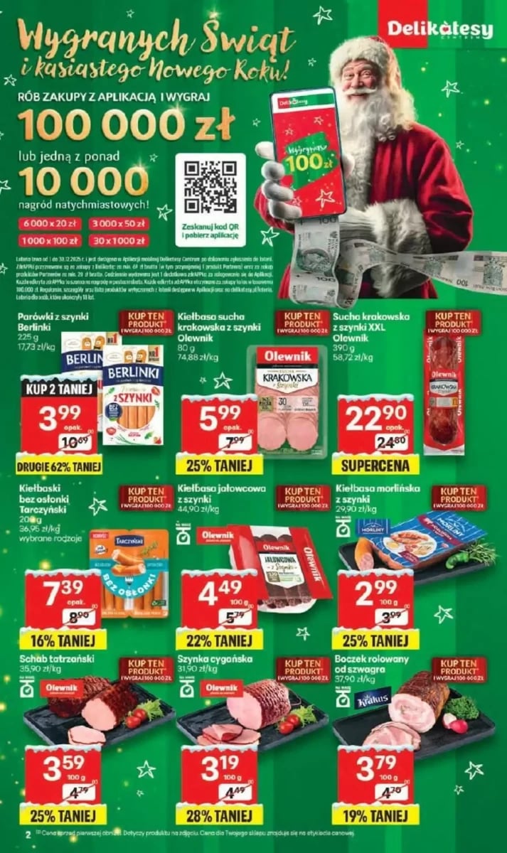 Strona 2 z gazetki Delikatesy Centrum
