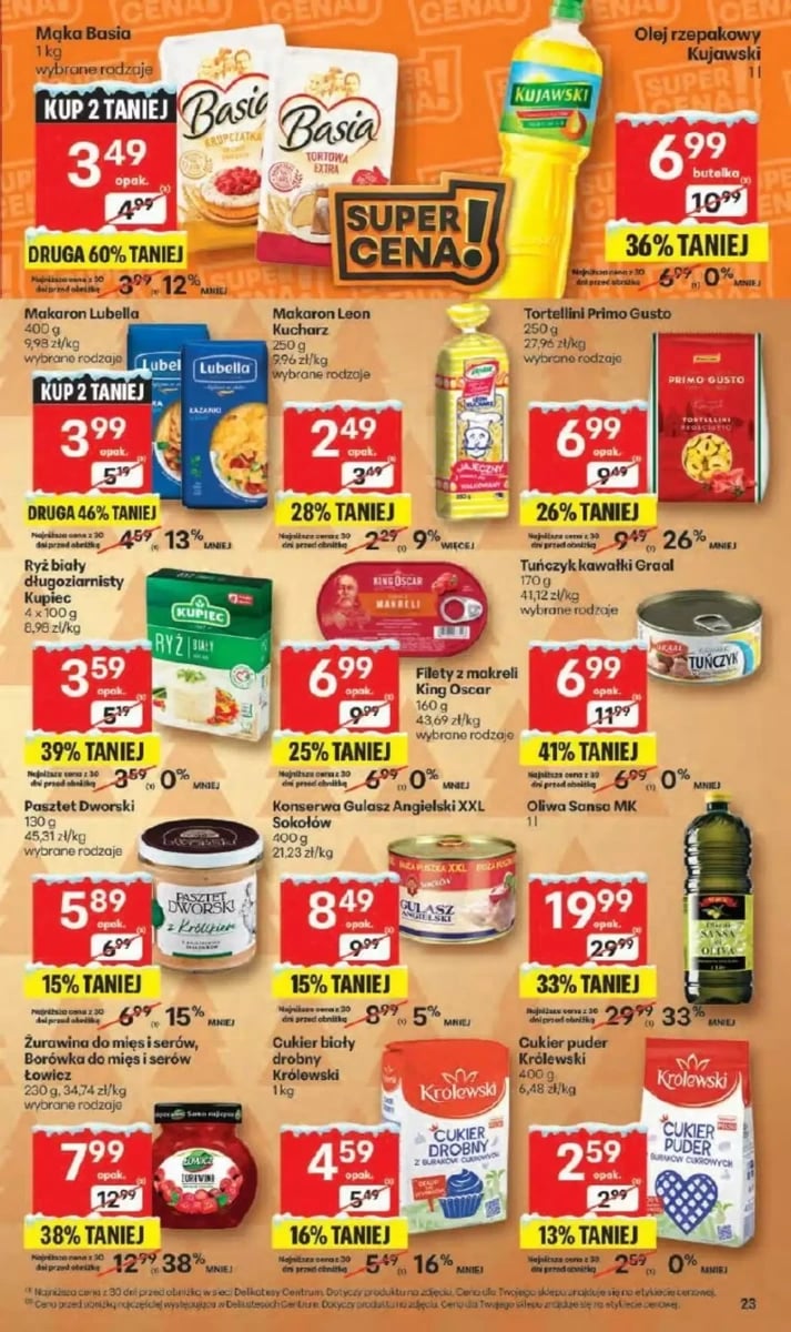 Strona 23 z gazetki Delikatesy Centrum