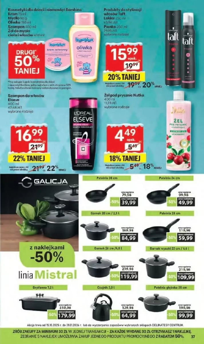 Strona 37 z gazetki Delikatesy Centrum