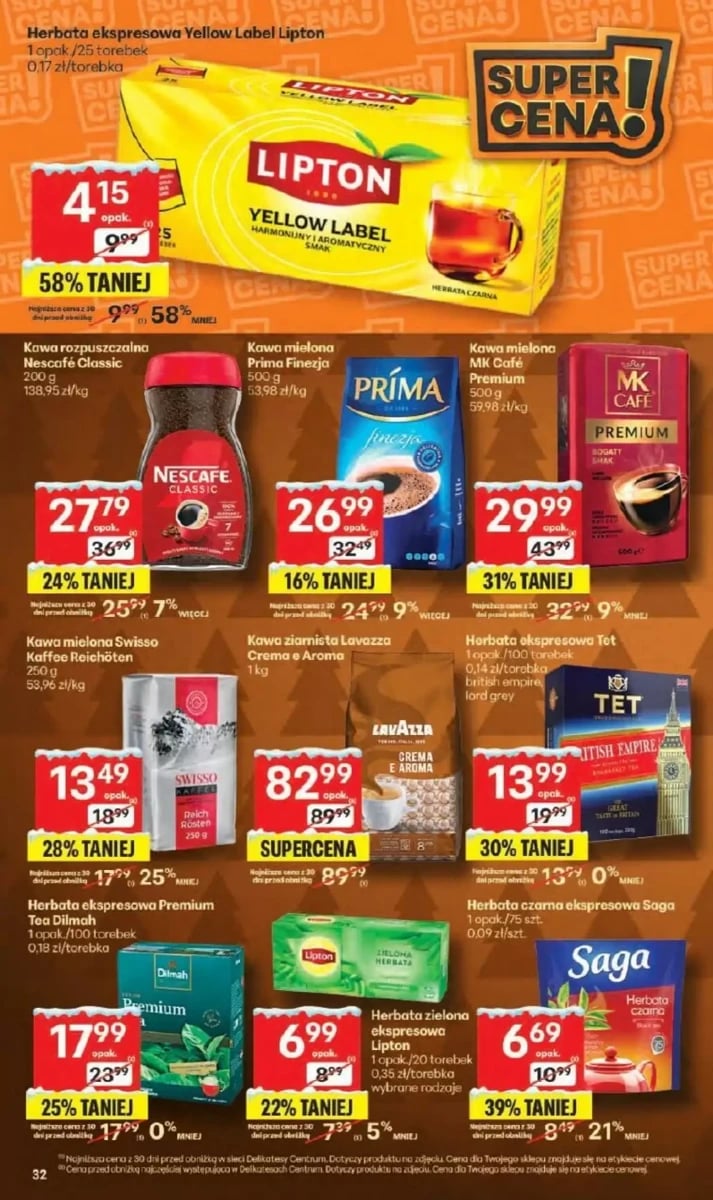 Strona 32 z gazetki Delikatesy Centrum