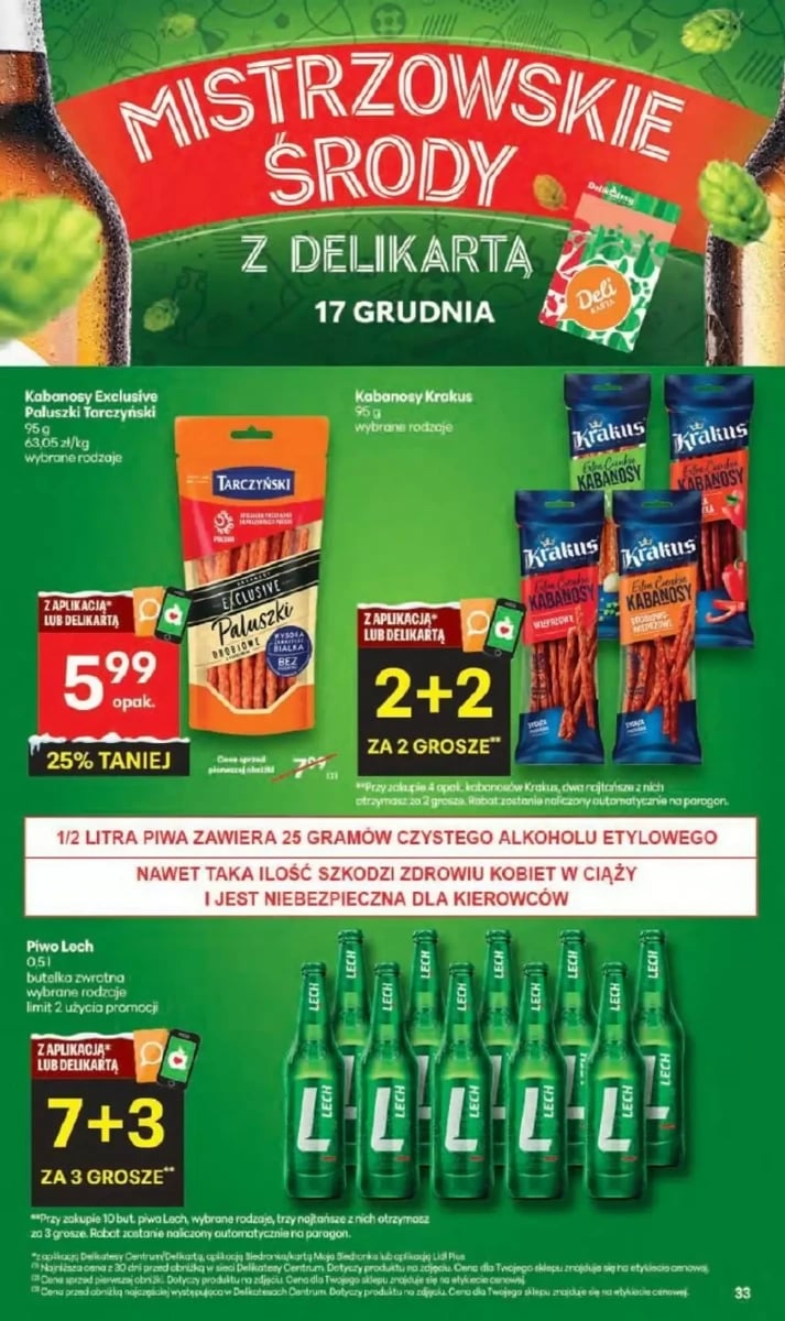 Strona 33 z gazetki Delikatesy Centrum