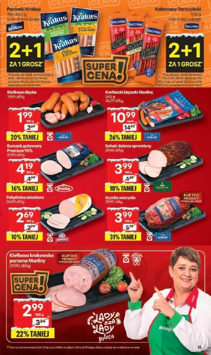 Strona 15 z gazetki Delikatesy Centrum