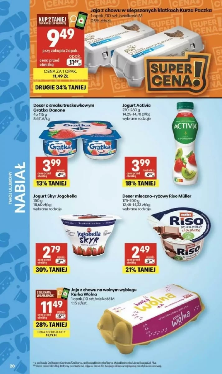 Strona 20 z gazetki Delikatesy Centrum