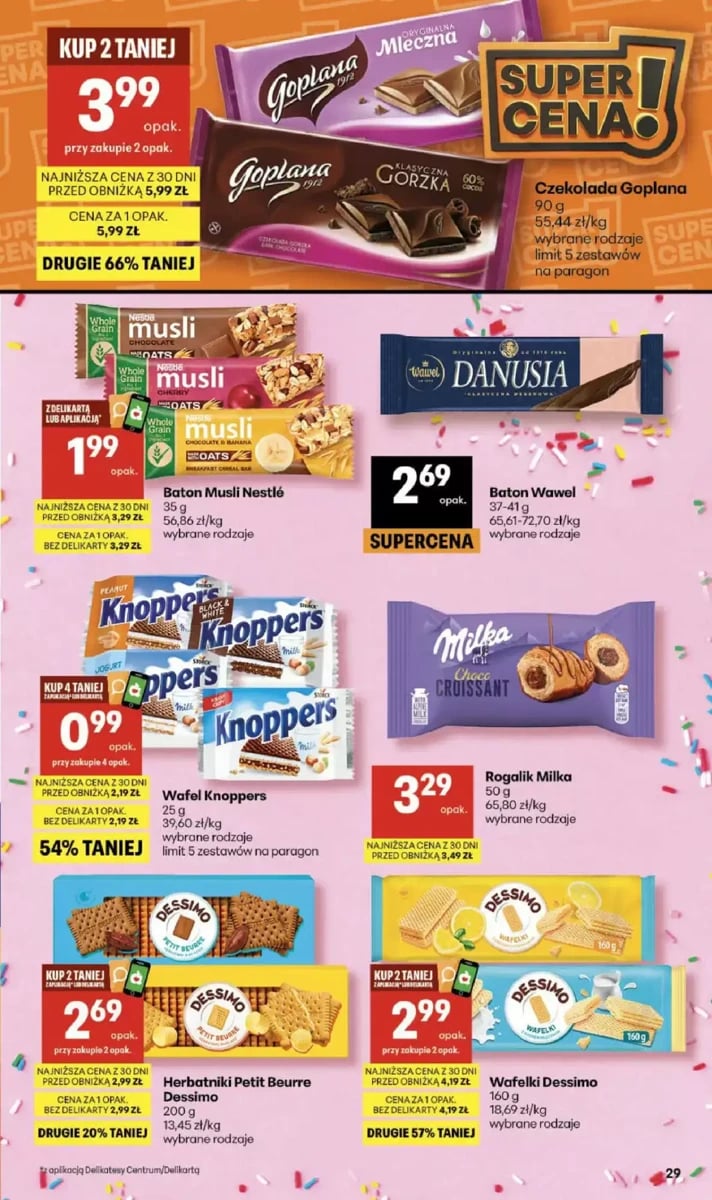 Strona 29 z gazetki Delikatesy Centrum