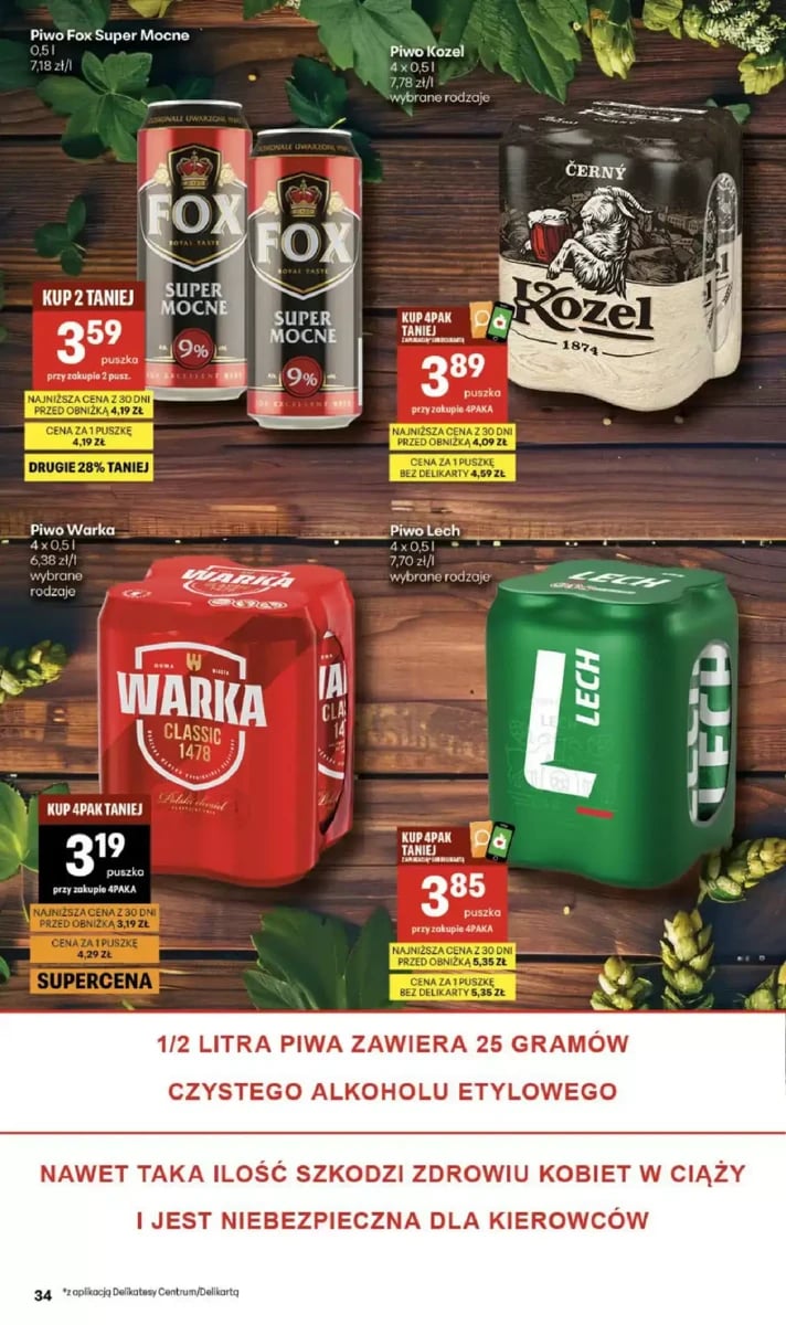 Strona 34 z gazetki Delikatesy Centrum