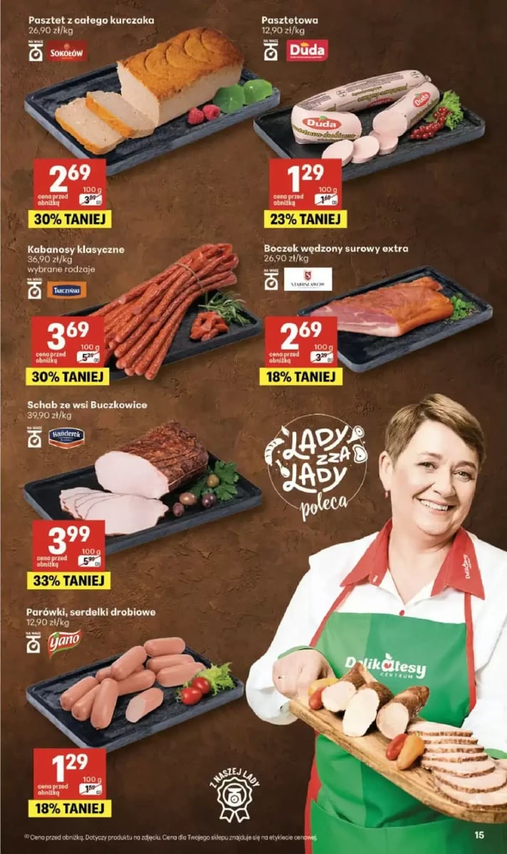 Strona 15 z gazetki Delikatesy Centrum