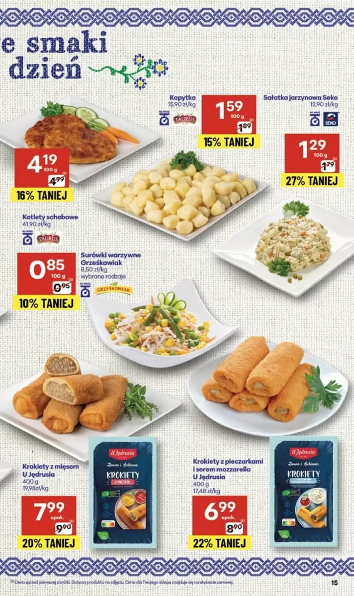 Strona 15 z gazetki Delikatesy Centrum
