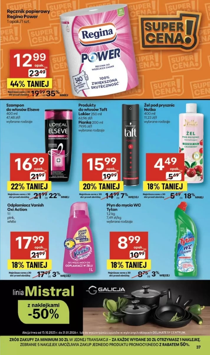 Strona 37 z gazetki Delikatesy Centrum