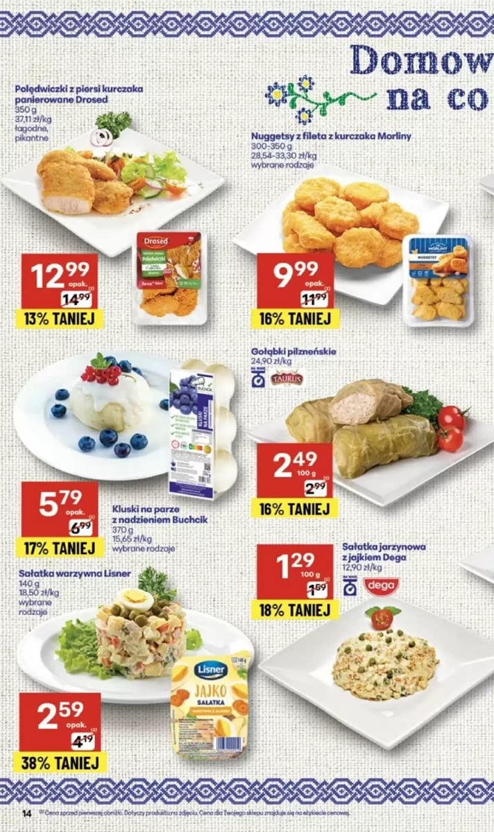 Strona 14 z gazetki Delikatesy Centrum