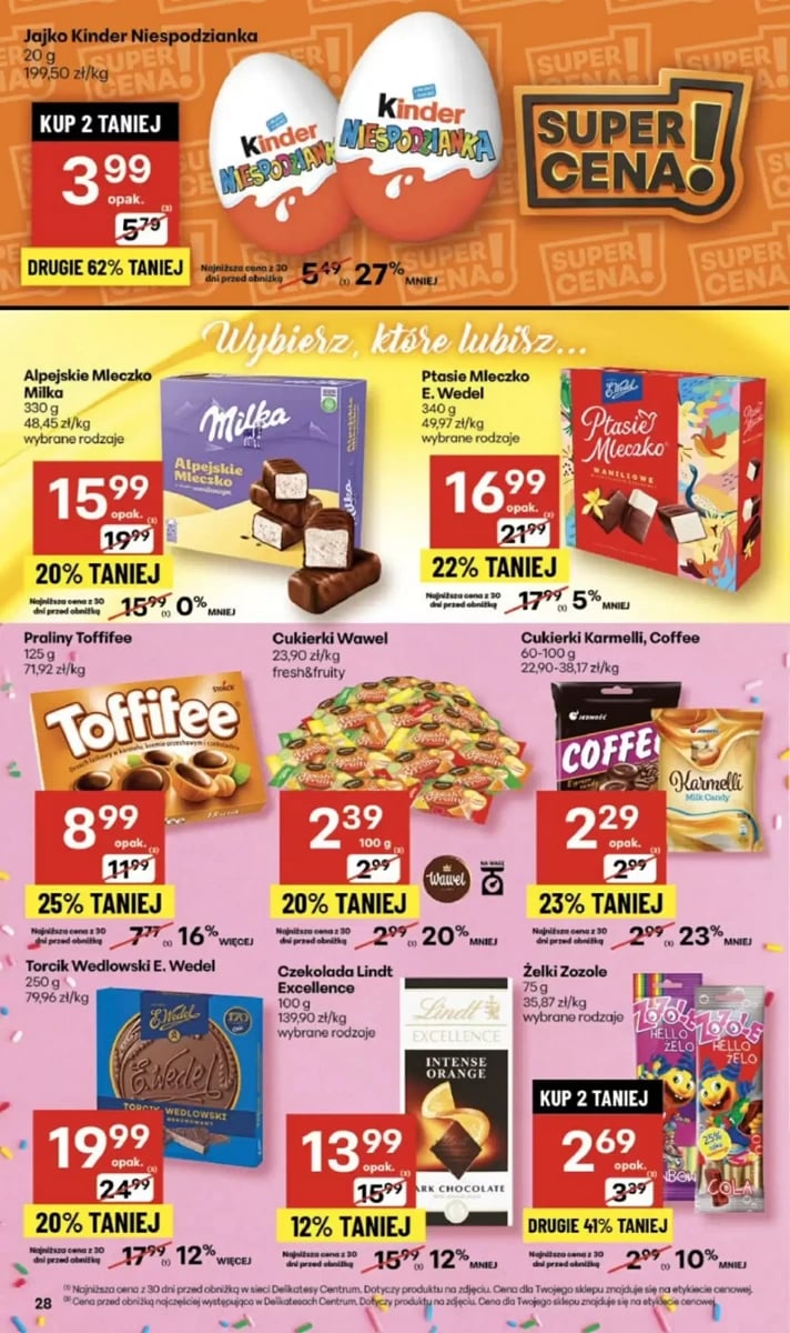 Strona 28 z gazetki Delikatesy Centrum