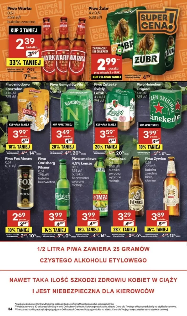 Strona 34 z gazetki Delikatesy Centrum