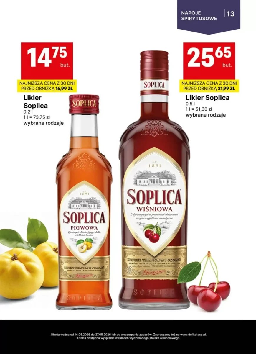 Strona 13 z gazetki Delikatesy Centrum