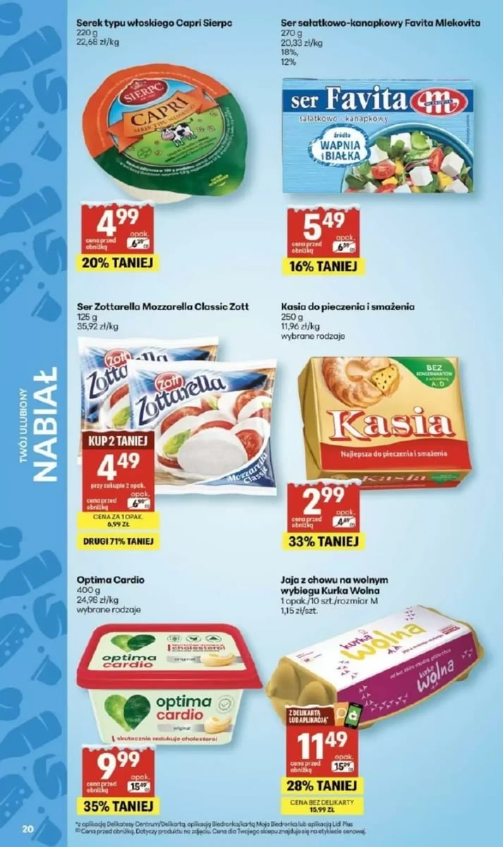 Strona 20 z gazetki Delikatesy Centrum