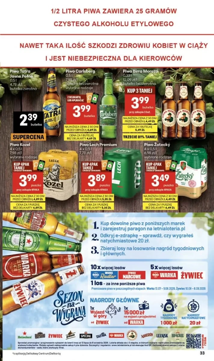 Strona 33 z gazetki Delikatesy Centrum