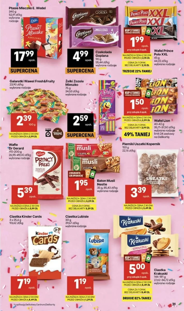 Strona 31 z gazetki Delikatesy Centrum