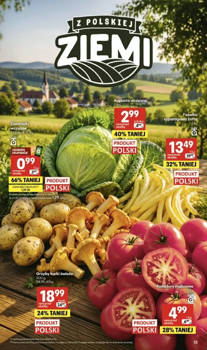 Strona 13 z gazetki Delikatesy Centrum