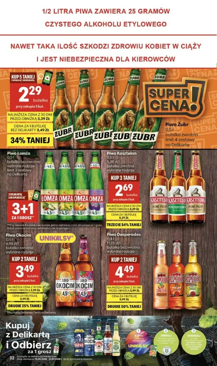 Strona 32 z gazetki Delikatesy Centrum