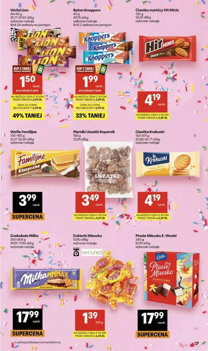 Strona 27 z gazetki Delikatesy Centrum