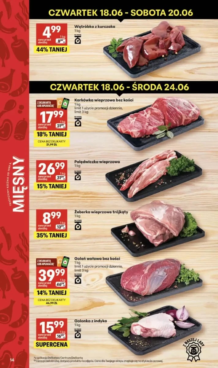 Strona 14 z gazetki Delikatesy Centrum
