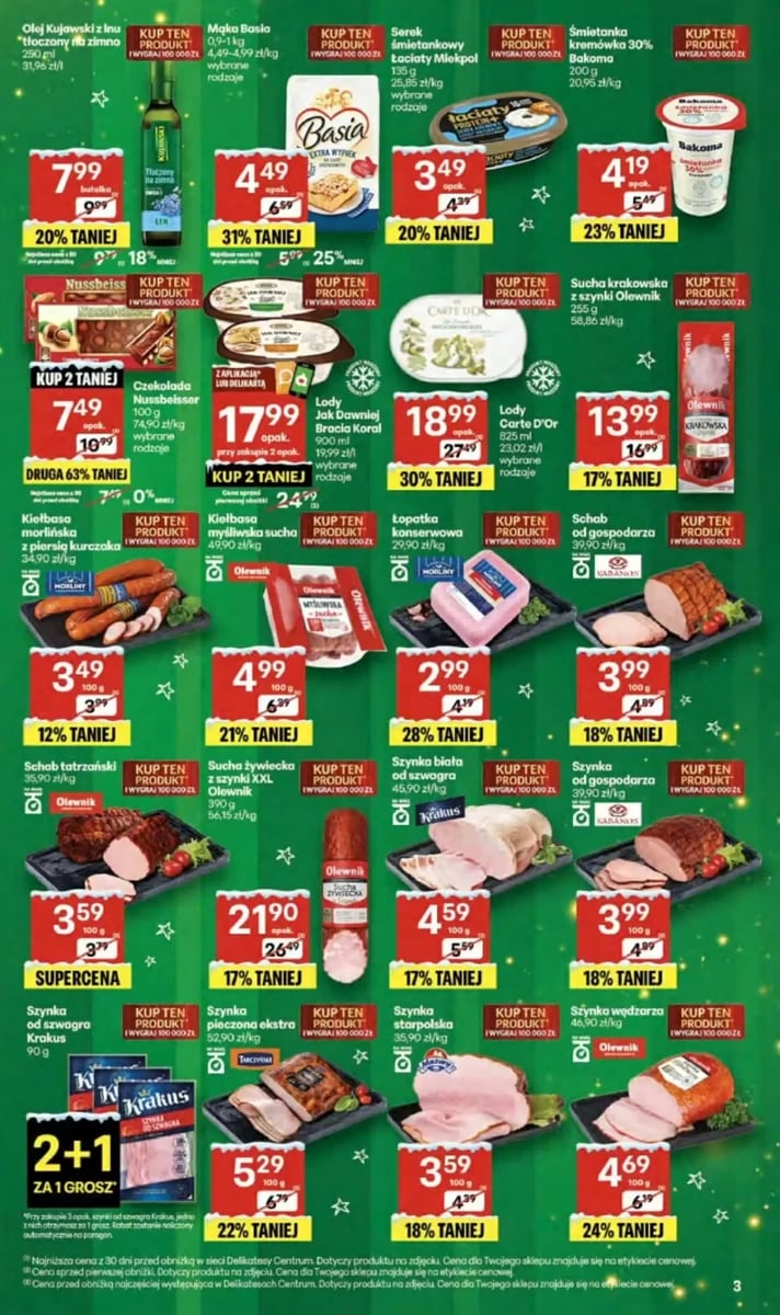 Strona 3 z gazetki Delikatesy Centrum