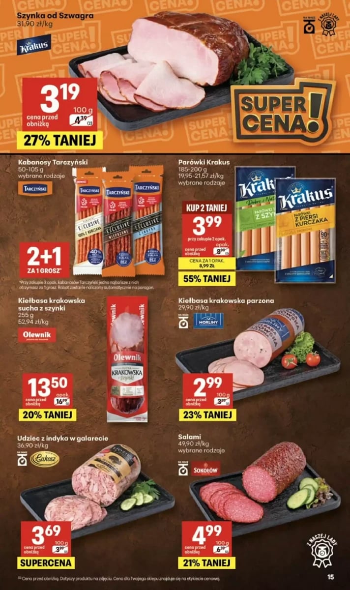 Strona 15 z gazetki Delikatesy Centrum