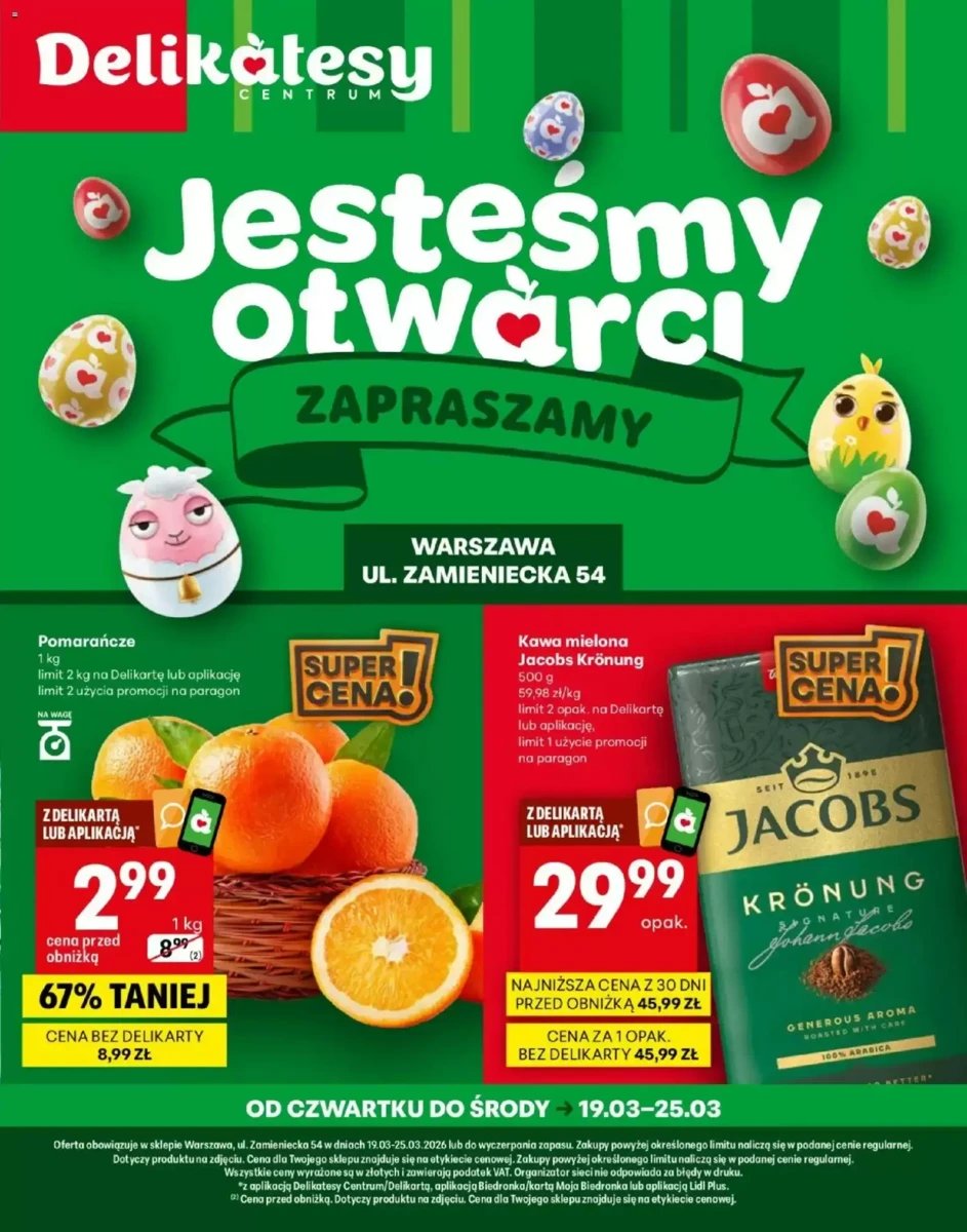 Strona 1 z gazetki Delikatesy Centrum