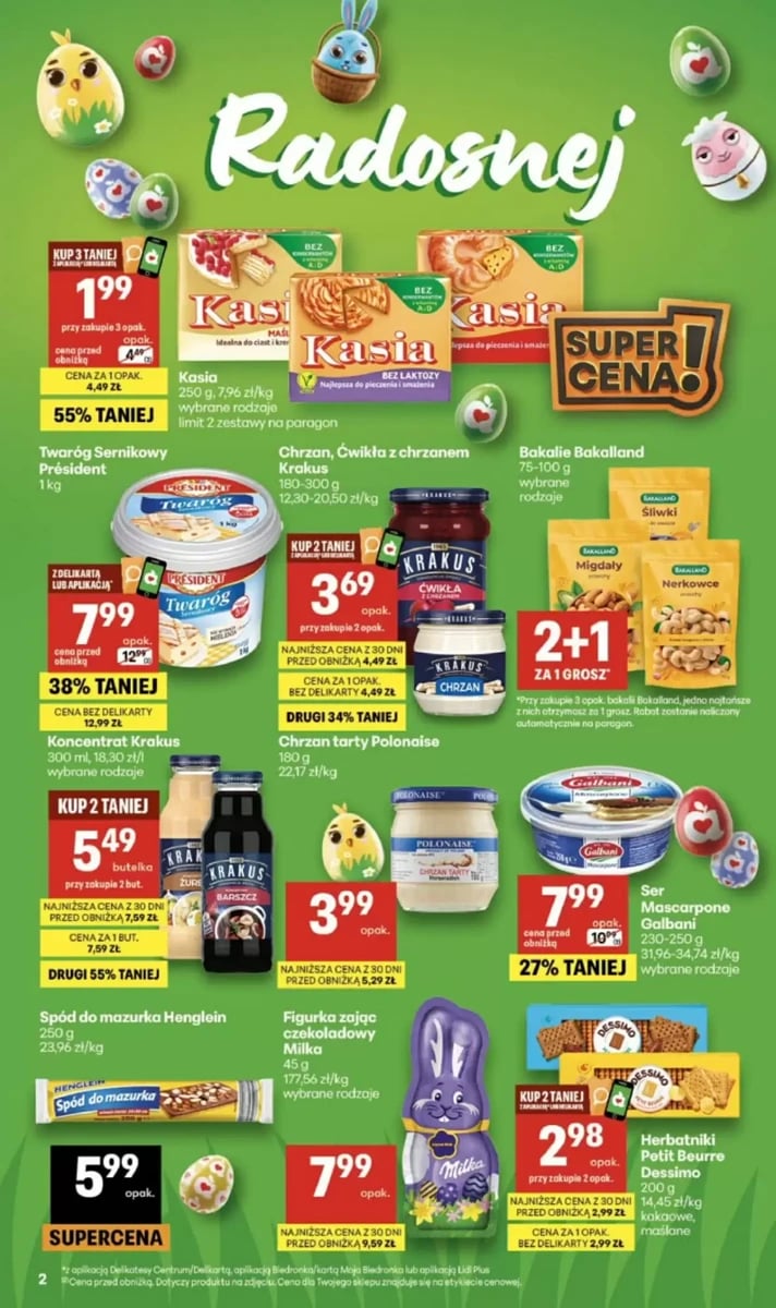 Strona 2 z gazetki Delikatesy Centrum