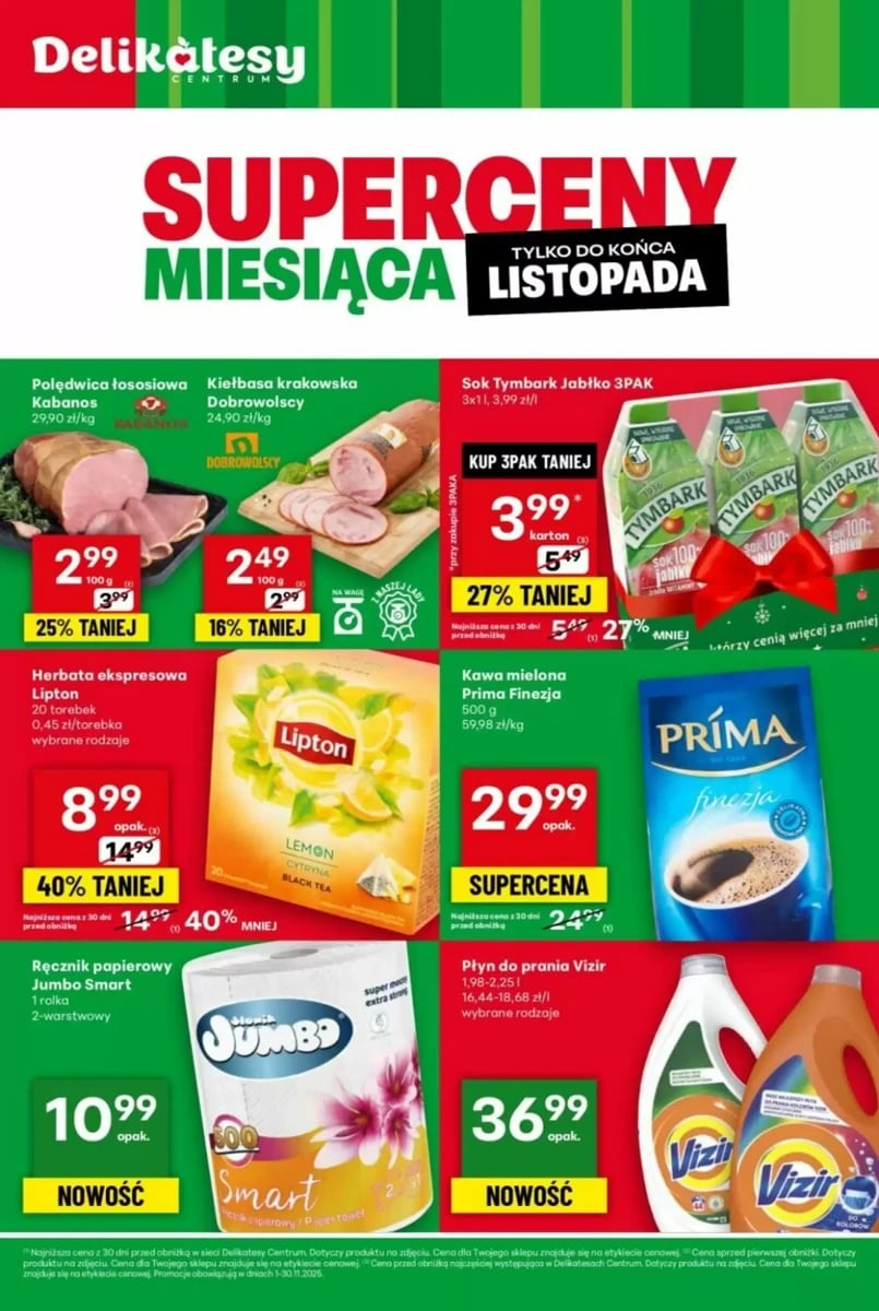 Strona 1 z gazetki Delikatesy Centrum