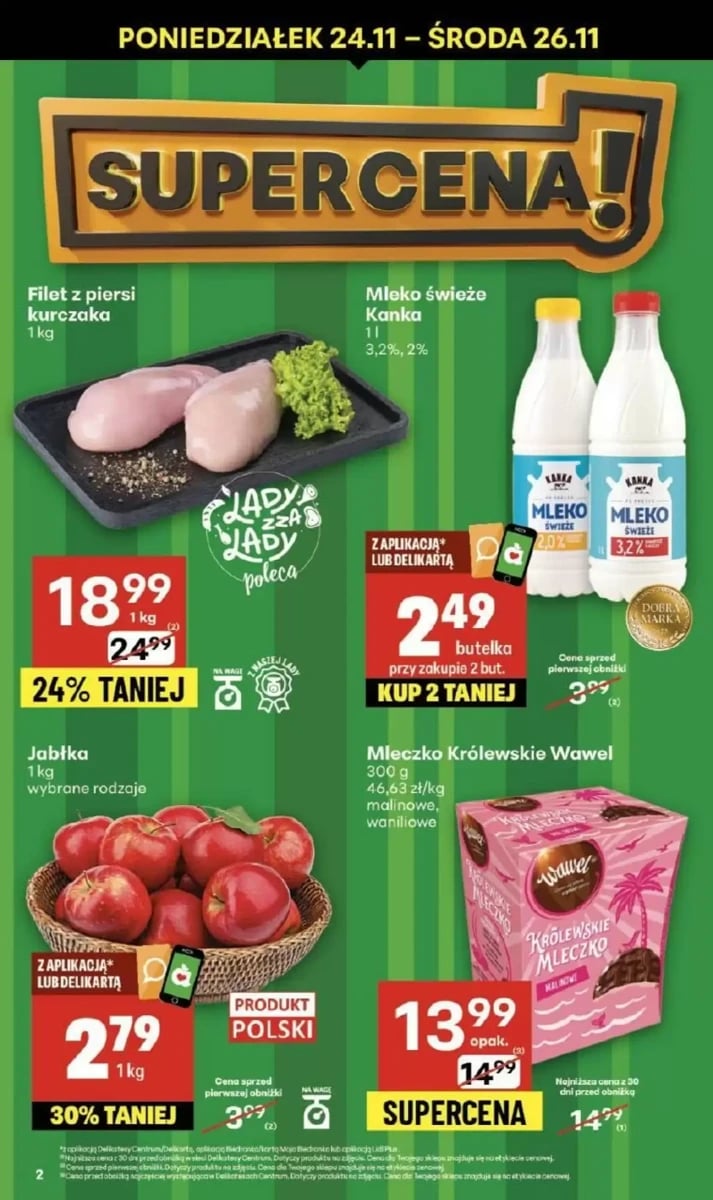 Strona 2 z gazetki Delikatesy Centrum