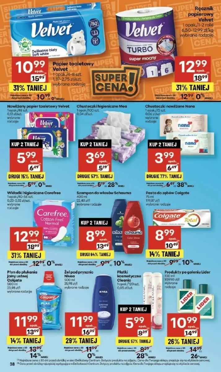Strona 38 z gazetki Delikatesy Centrum