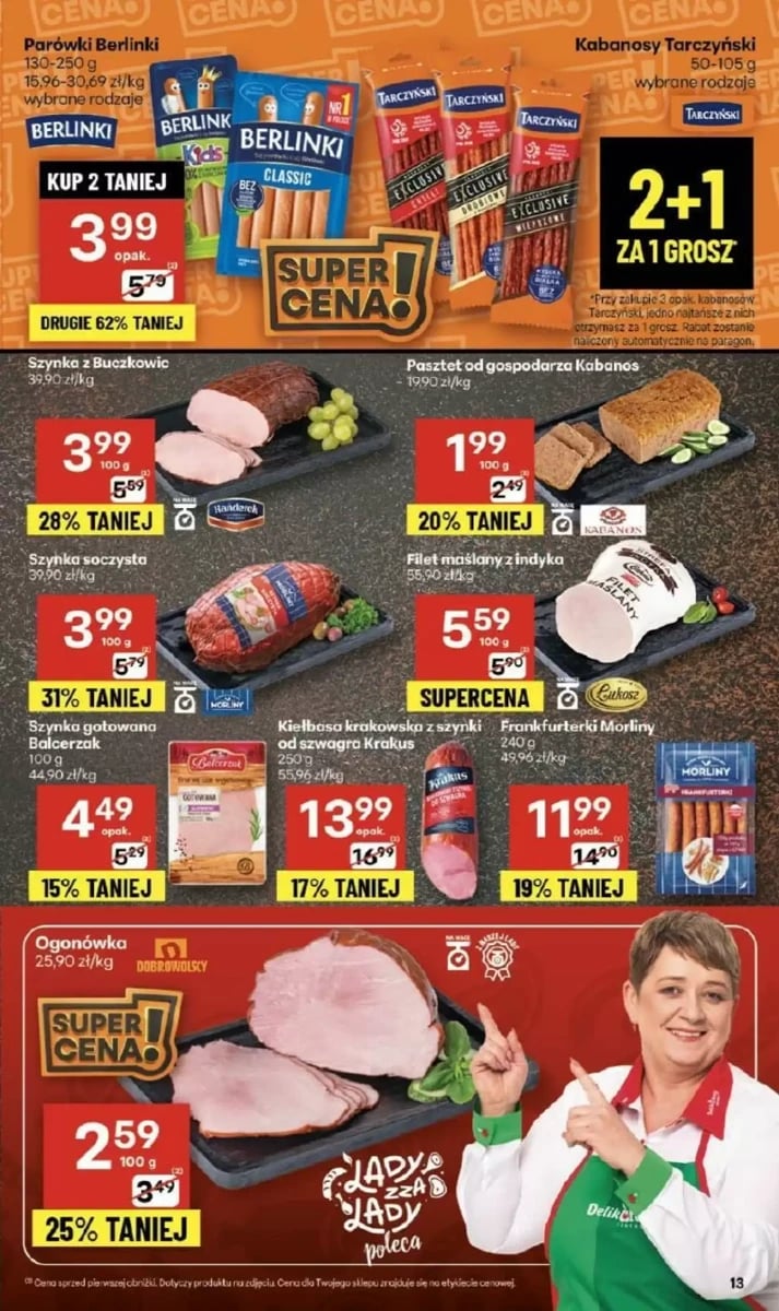 Strona 13 z gazetki Delikatesy Centrum