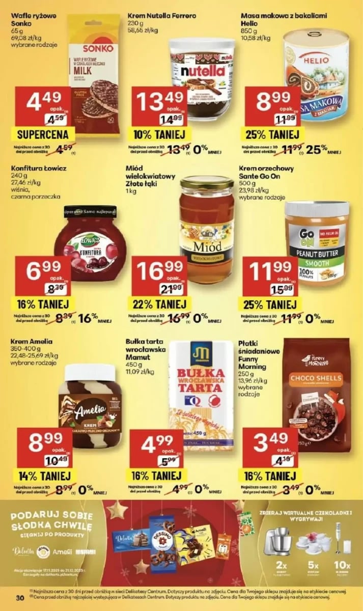 Strona 30 z gazetki Delikatesy Centrum