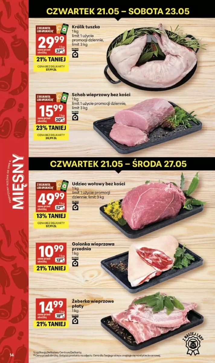 Strona 14 z gazetki Delikatesy Centrum