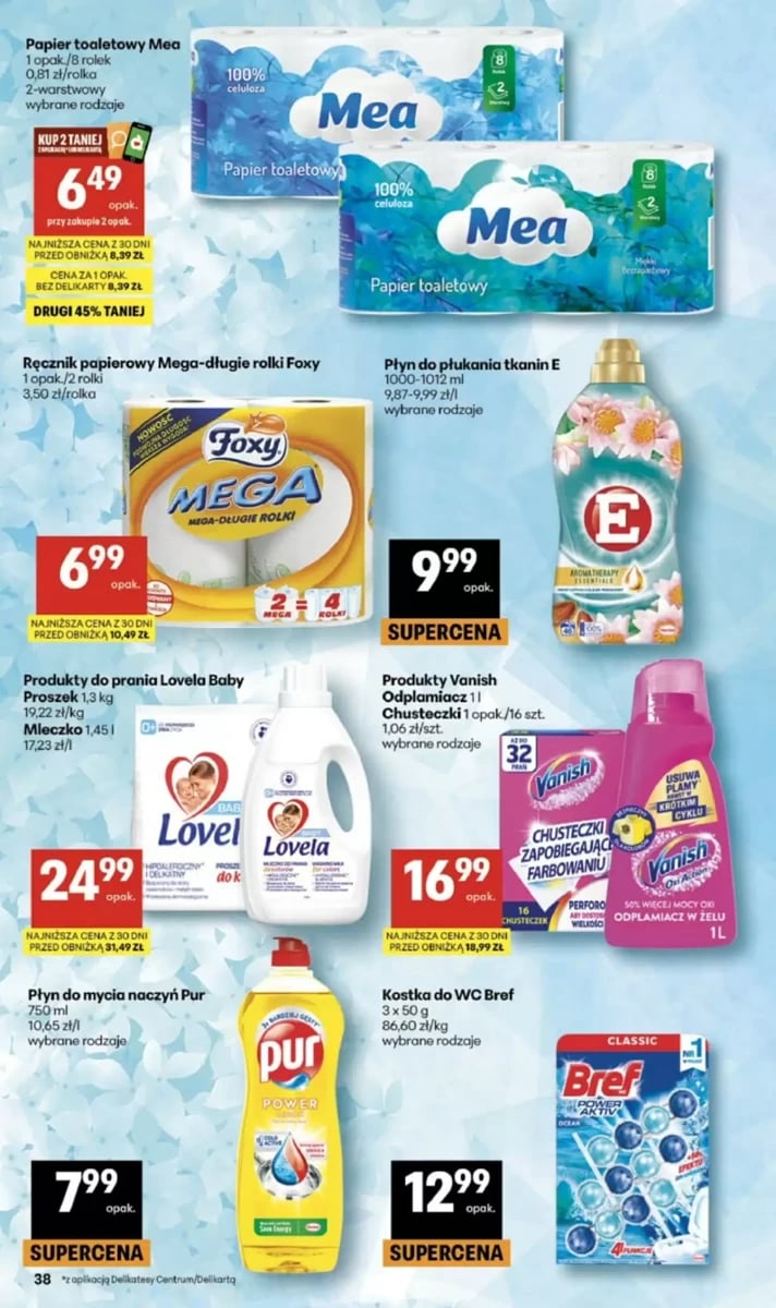 Strona 38 z gazetki Delikatesy Centrum
