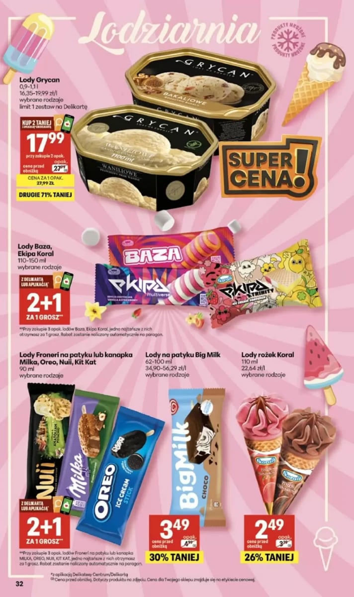 Strona 32 z gazetki Delikatesy Centrum