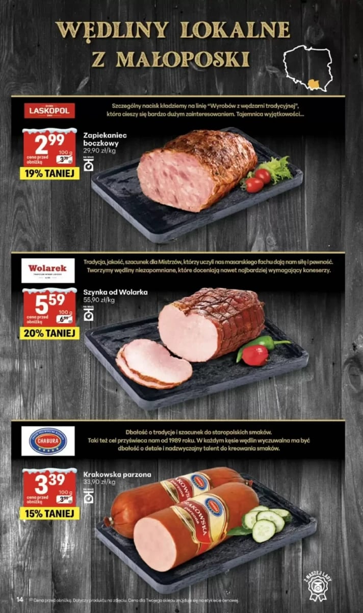 Strona 14 z gazetki Delikatesy Centrum
