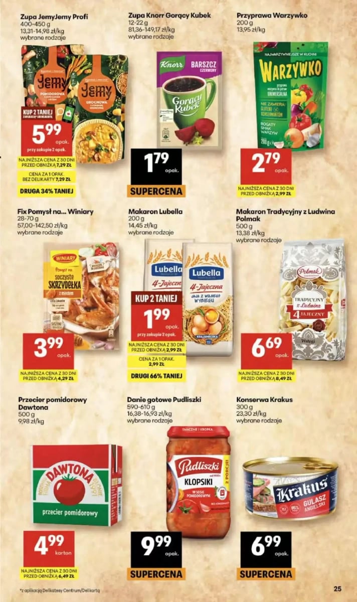 Strona 25 z gazetki Delikatesy Centrum