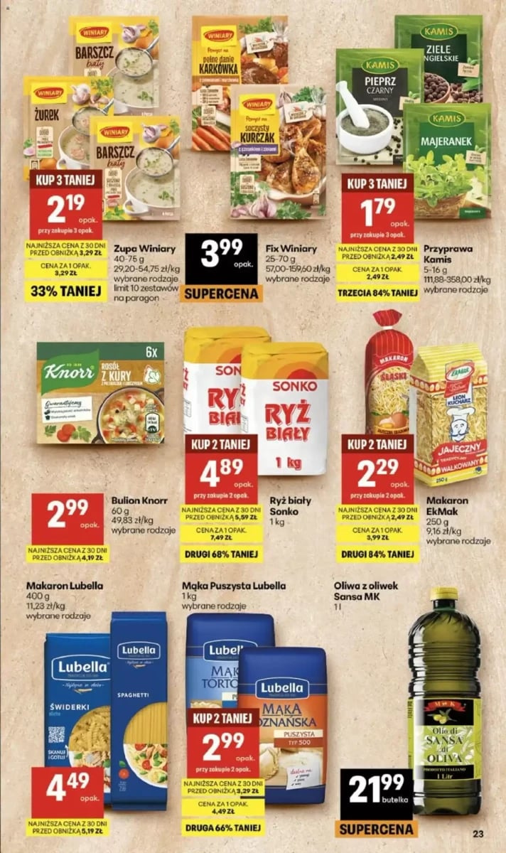 Strona 23 z gazetki Delikatesy Centrum