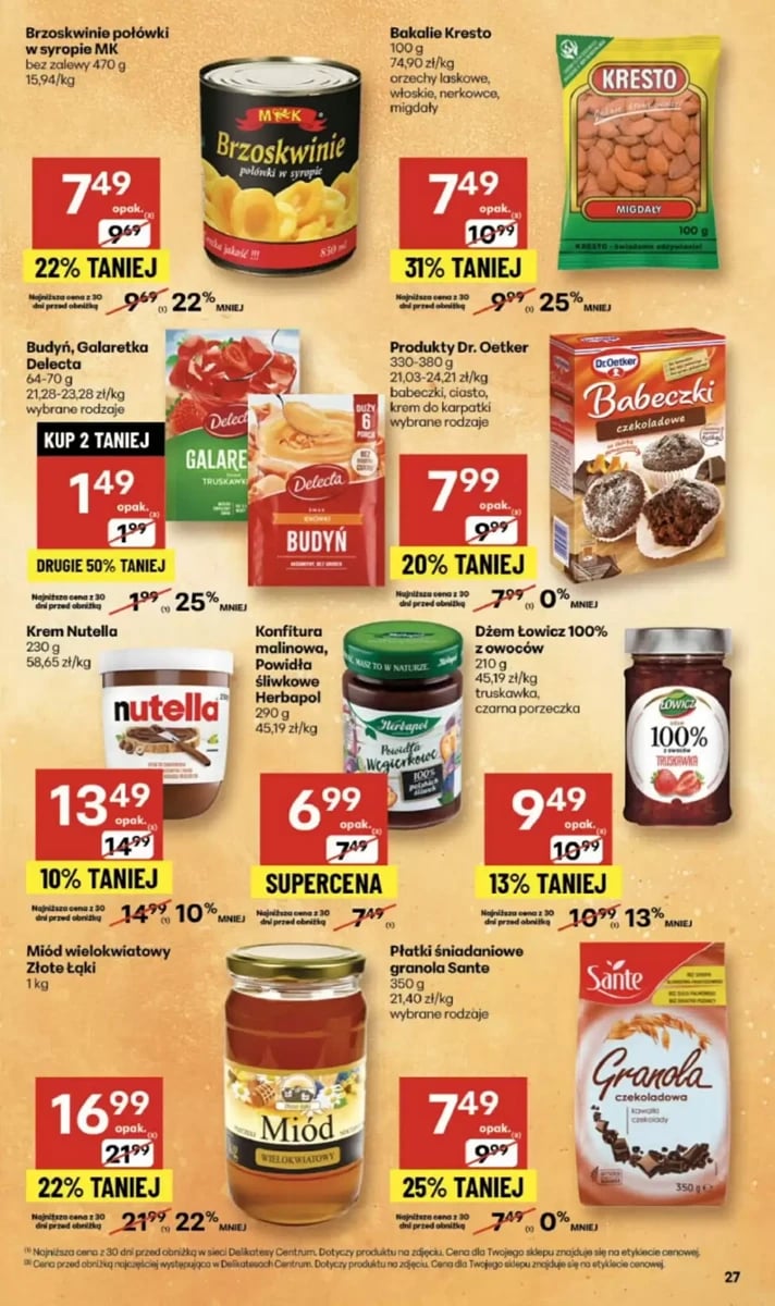 Strona 27 z gazetki Delikatesy Centrum