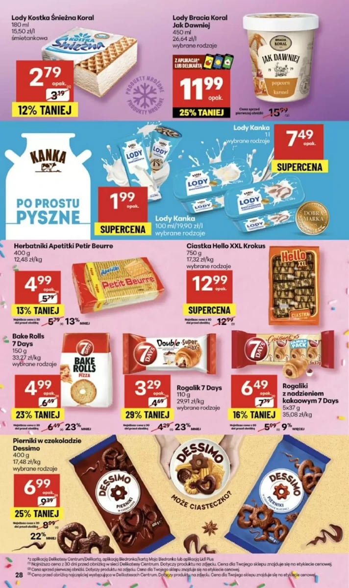 Strona 28 z gazetki Delikatesy Centrum
